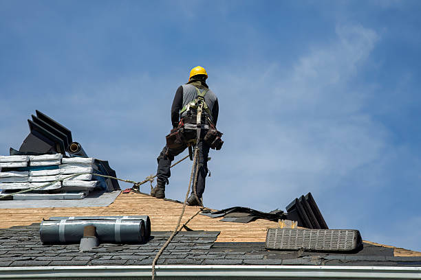 Professional Gutter Installation technician working in Collegeville, PA